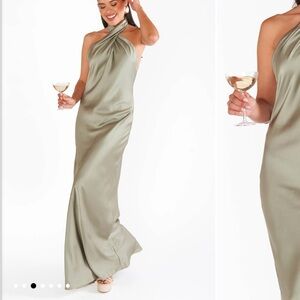 Show me your Mumu Jasmine Halter Maxi Dress